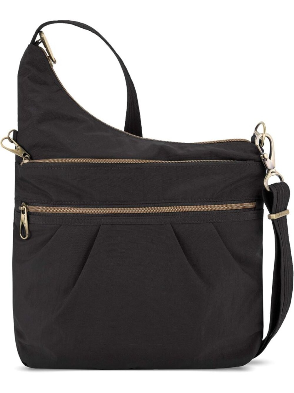 Anti-Theft Crossbody Bag with 3 Compartments - Stylish Travel Purse for Safety